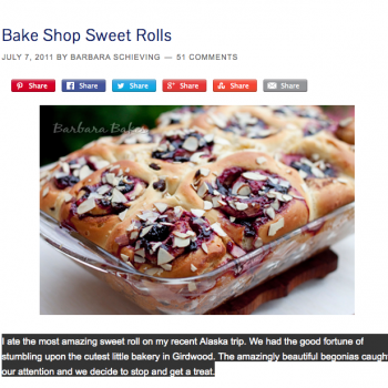 Barbara Bakes: Bake Shop Sweet Rolls